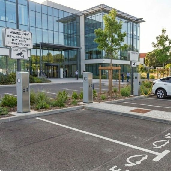 Aménager un parking pour voitures électriques